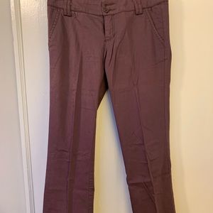 Purple straight pants
